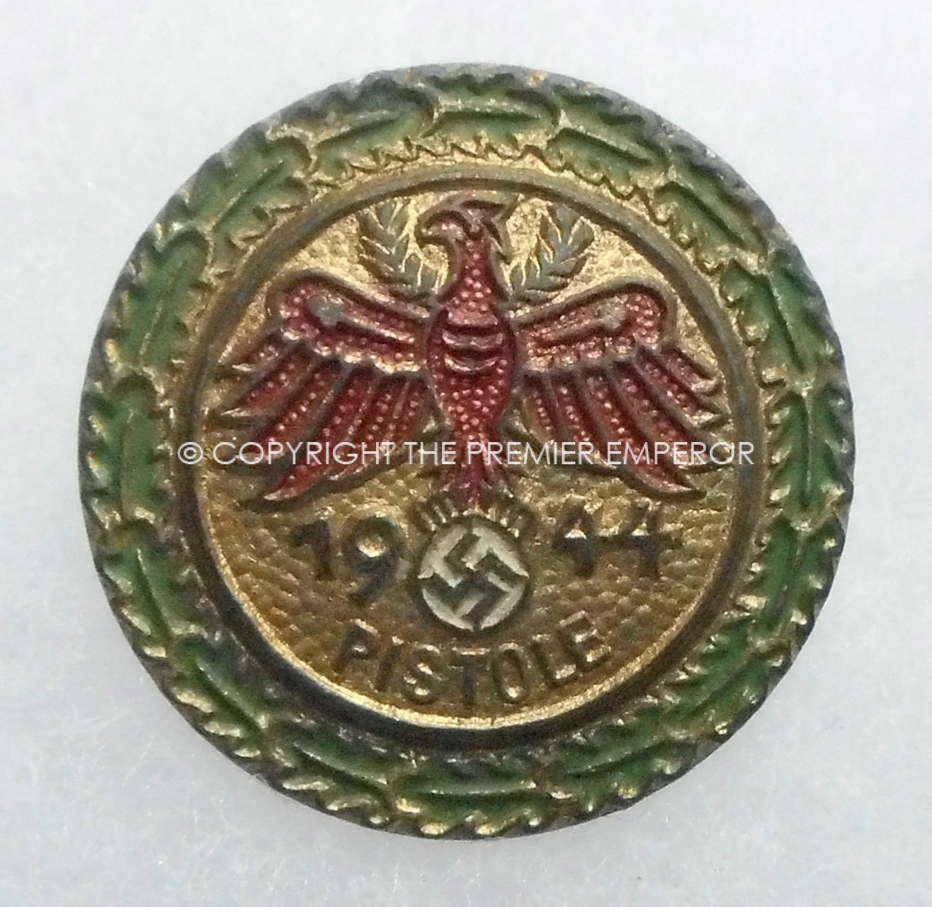German/Austrian Marksman's award.Pistole 1944