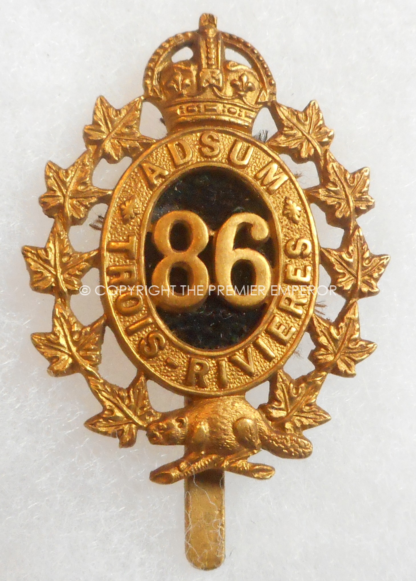 86th Three Rivers Regt.Circa. 1904/14 Canada Officers.