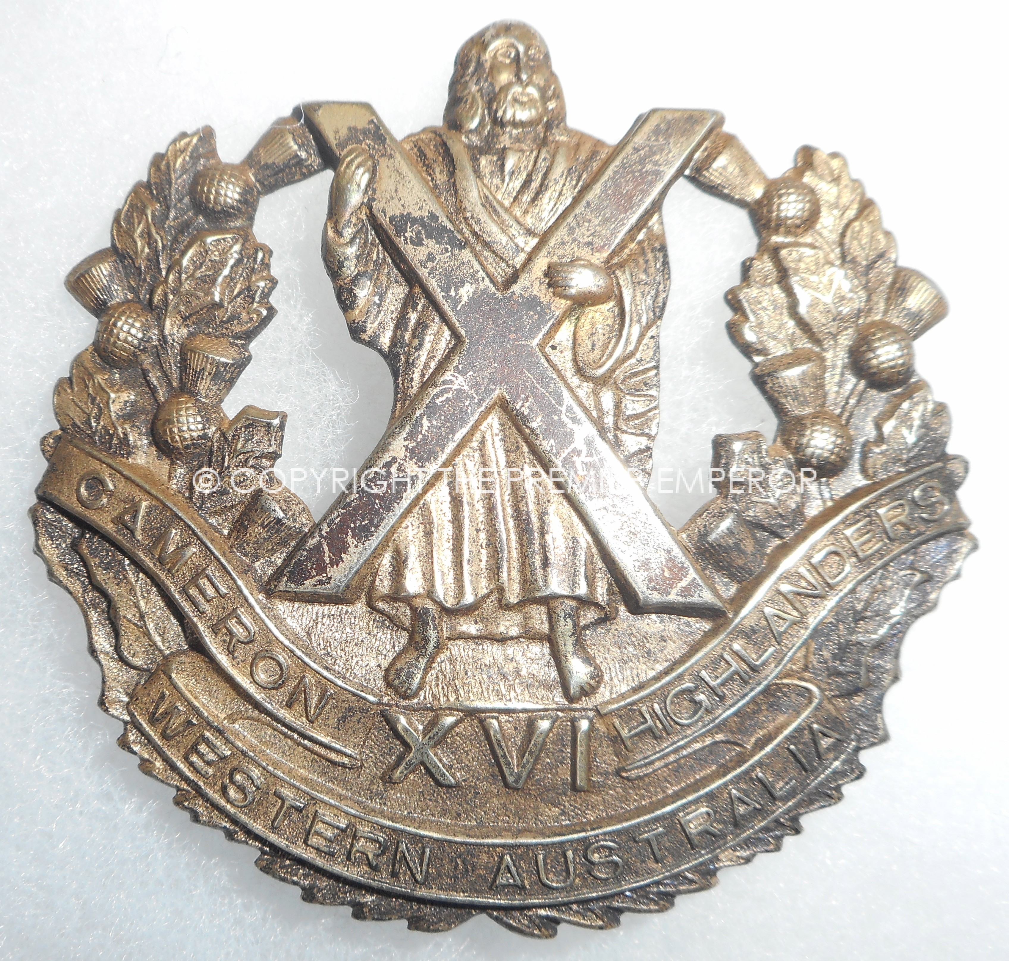 16th Batt.Cameron Highlanders Western Australia.Circa.1930-42