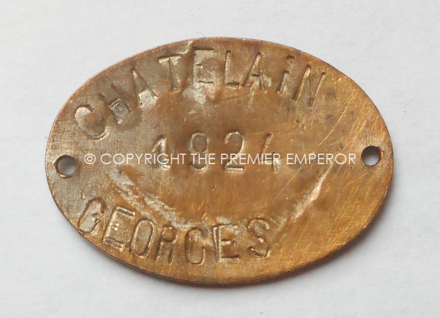 7th Regiment of Algerian Tirailleurs. Circa.1916 I.D.Bracelet.