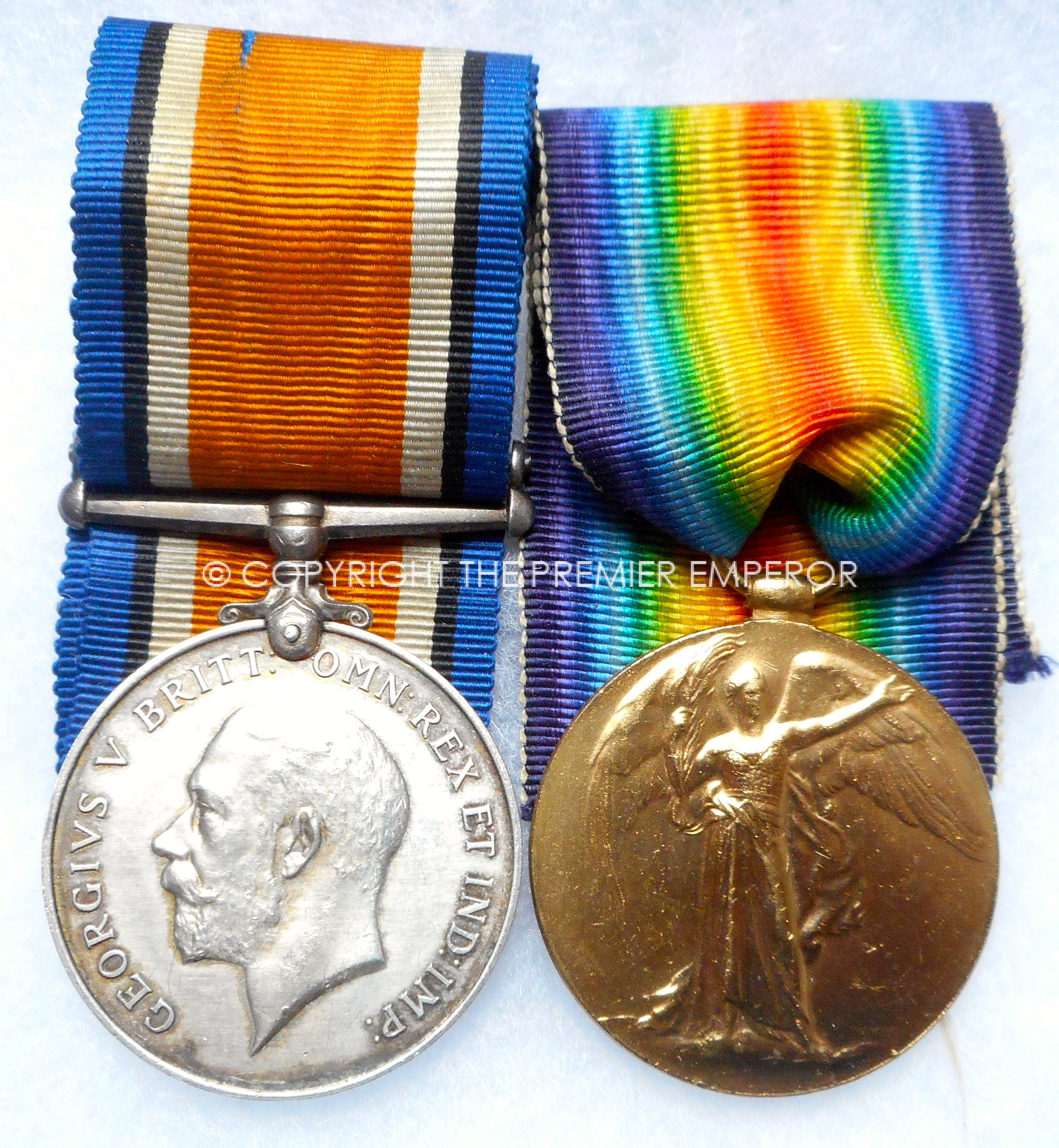 British War medal 1914-1918 & Victory medal 1914-1919