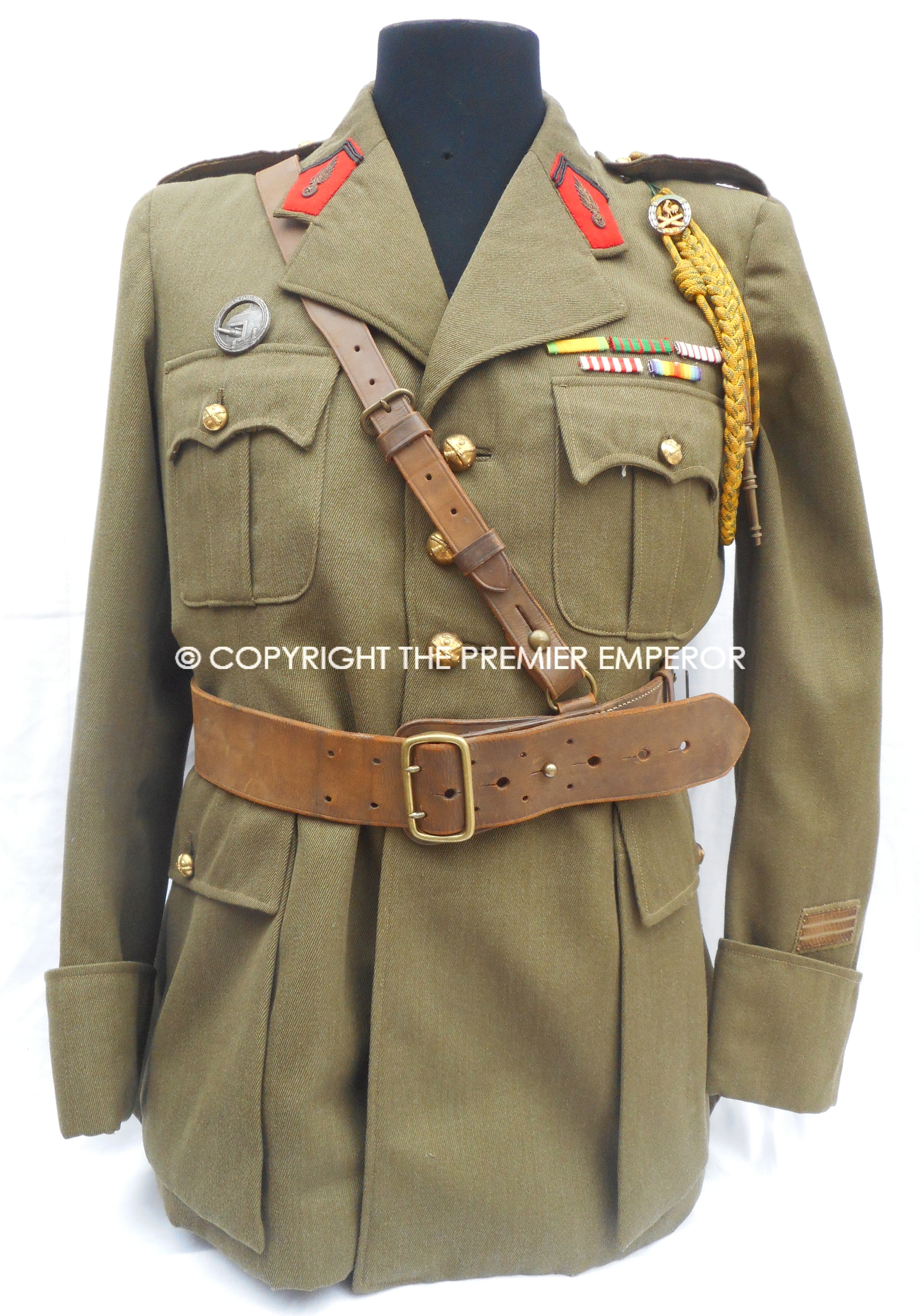 FRENCH LIGNE MAGINOT OFFICERS's 39th RAMF.Tunic. Circa.1939/40