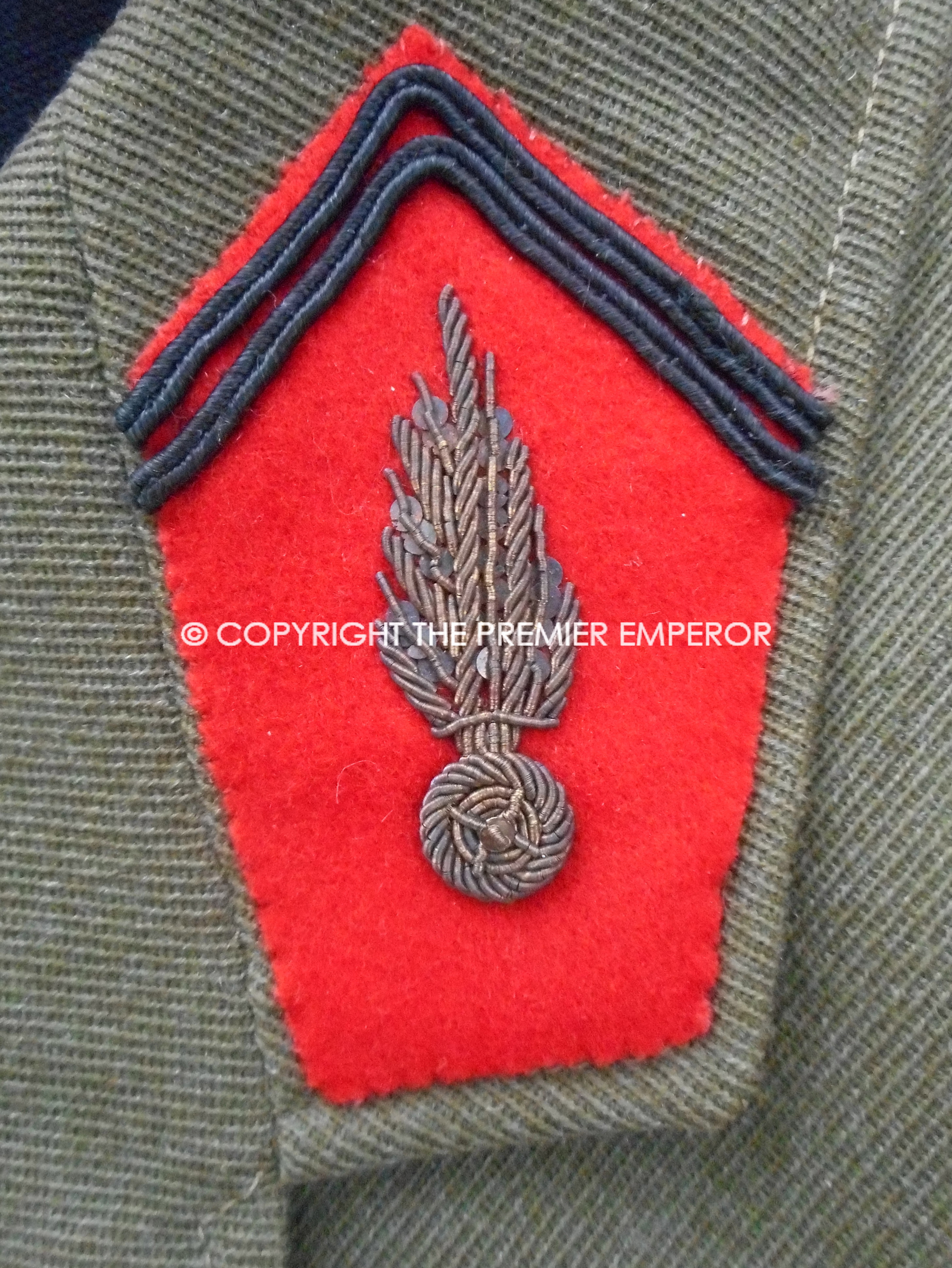 FRENCH LIGNE MAGINOT OFFICERS's 39th RAMF.Tunic. Circa.1939/40