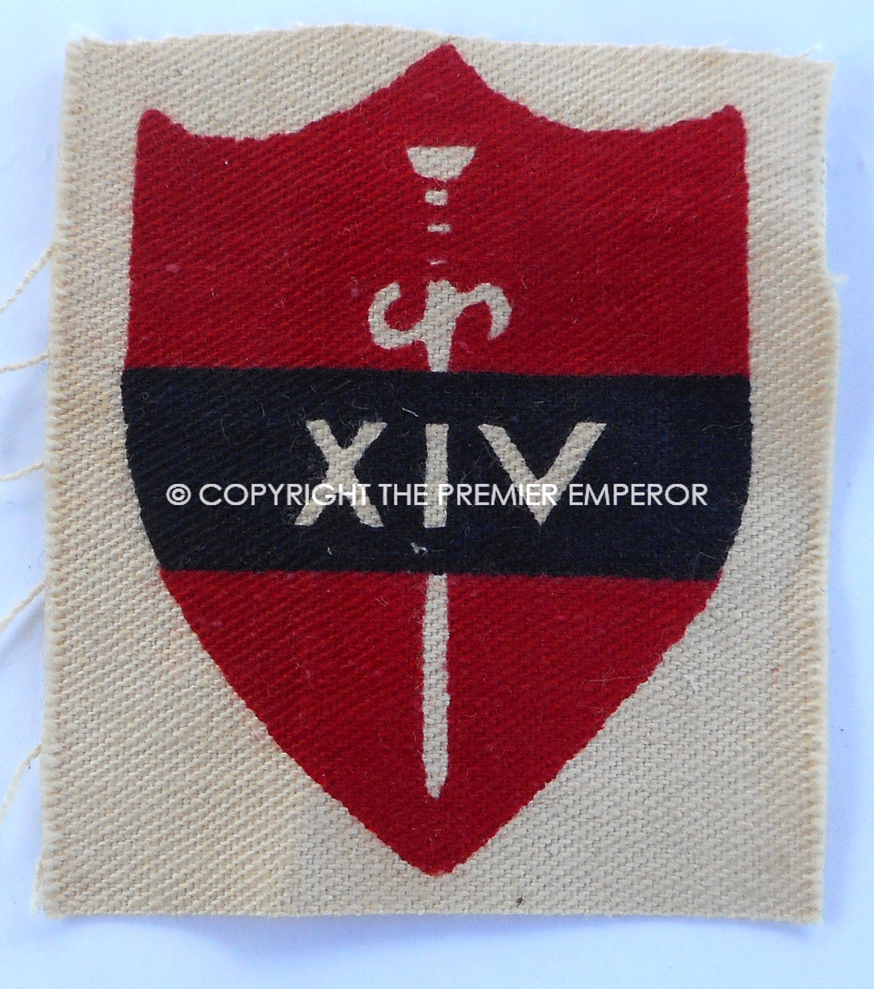 British 14th Army formation sign.Circa.1940-45