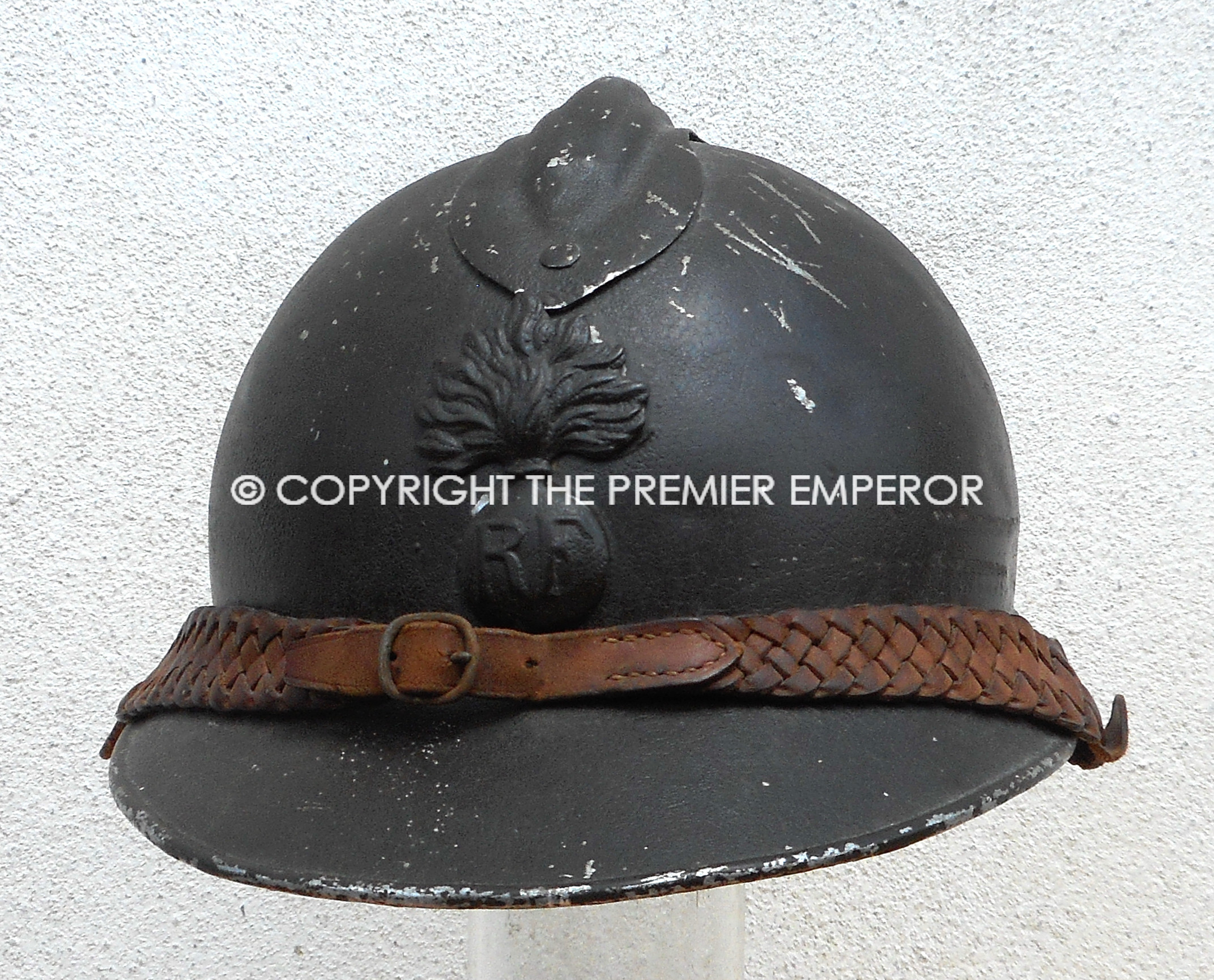 FRANCE. Rare Officers Aluminium Parade Adrian helmet.Infantry.