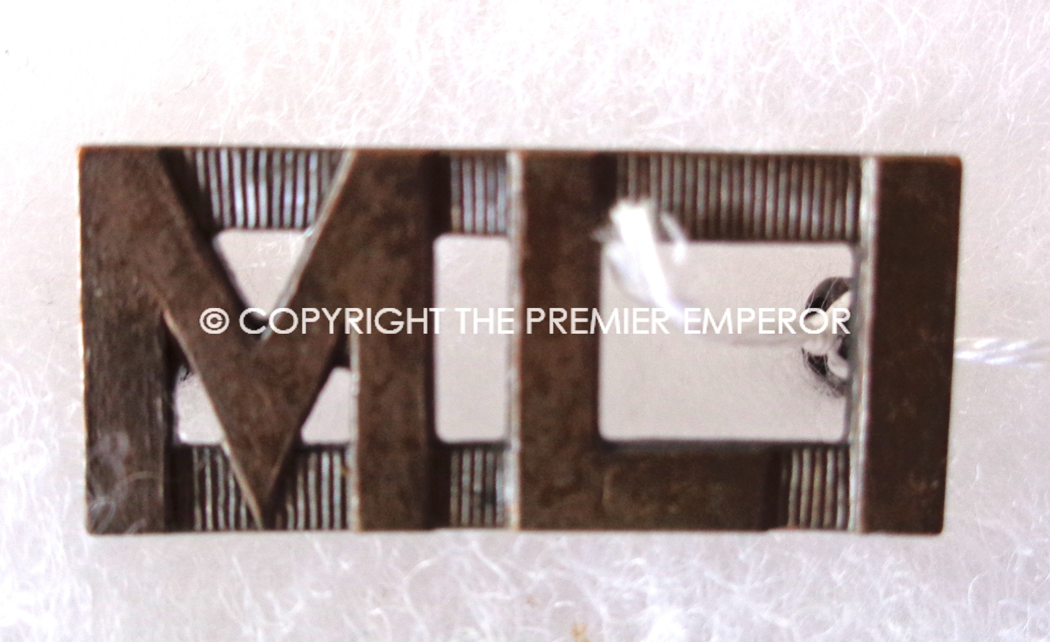 Canada. Middlesex Light Infantry brass shoulder title.