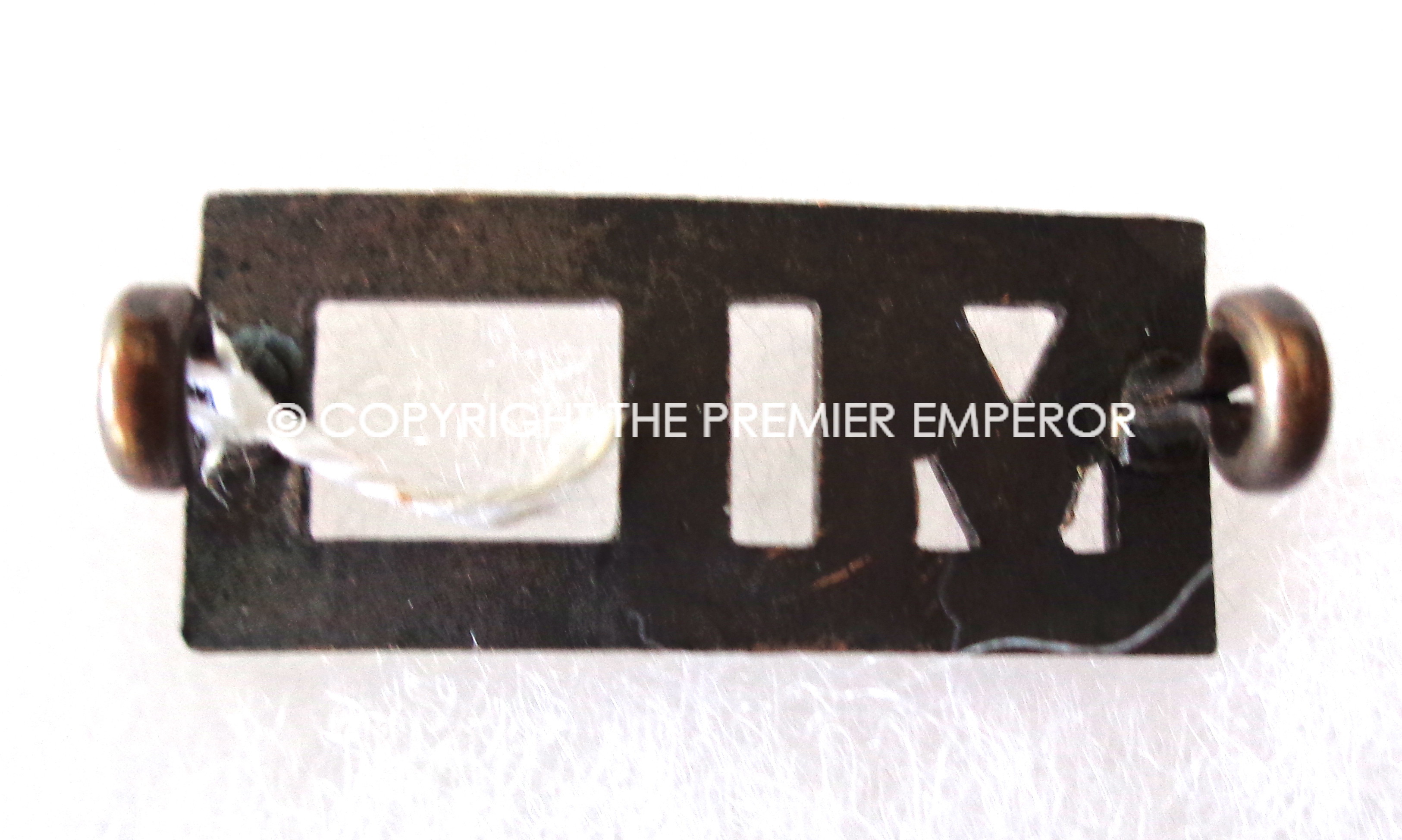 Canada. Middlesex Light Infantry brass shoulder title.