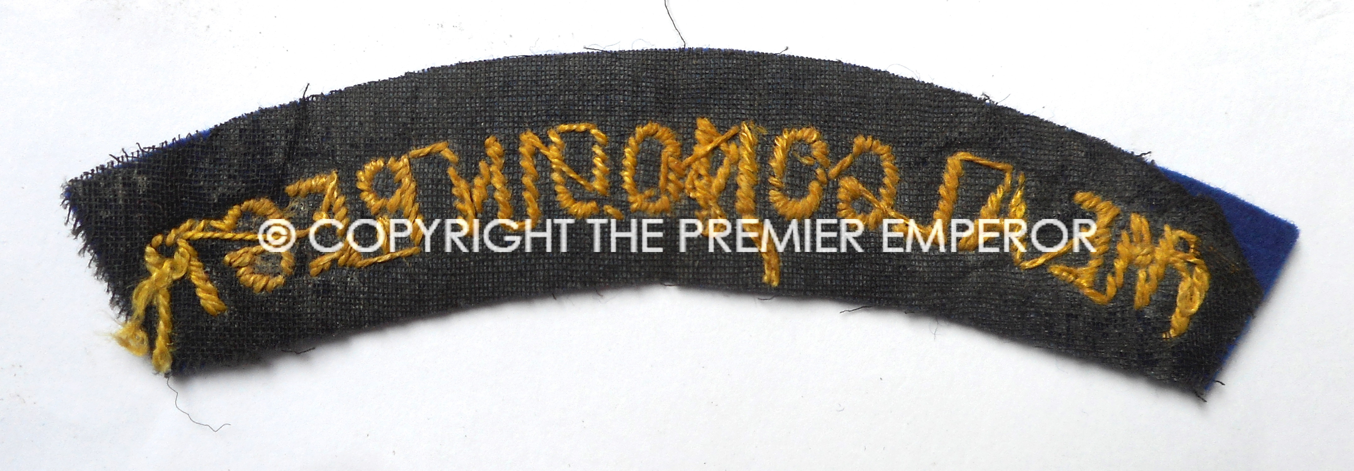 Canada. Algonquin Regiment cloth shoulder title.