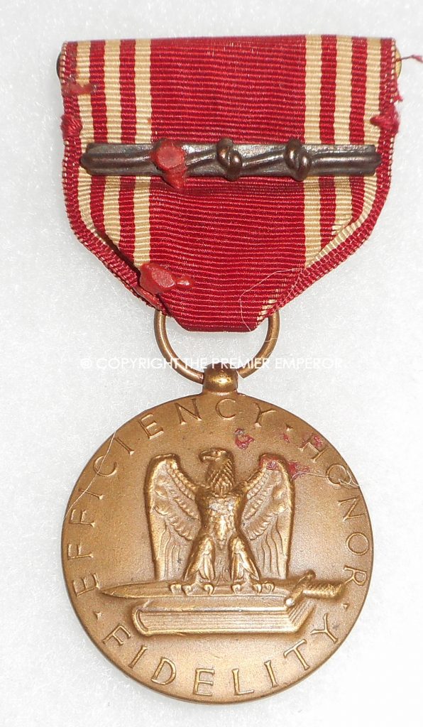 United States of America.Army Good Conduct medal with knotted clasp ...