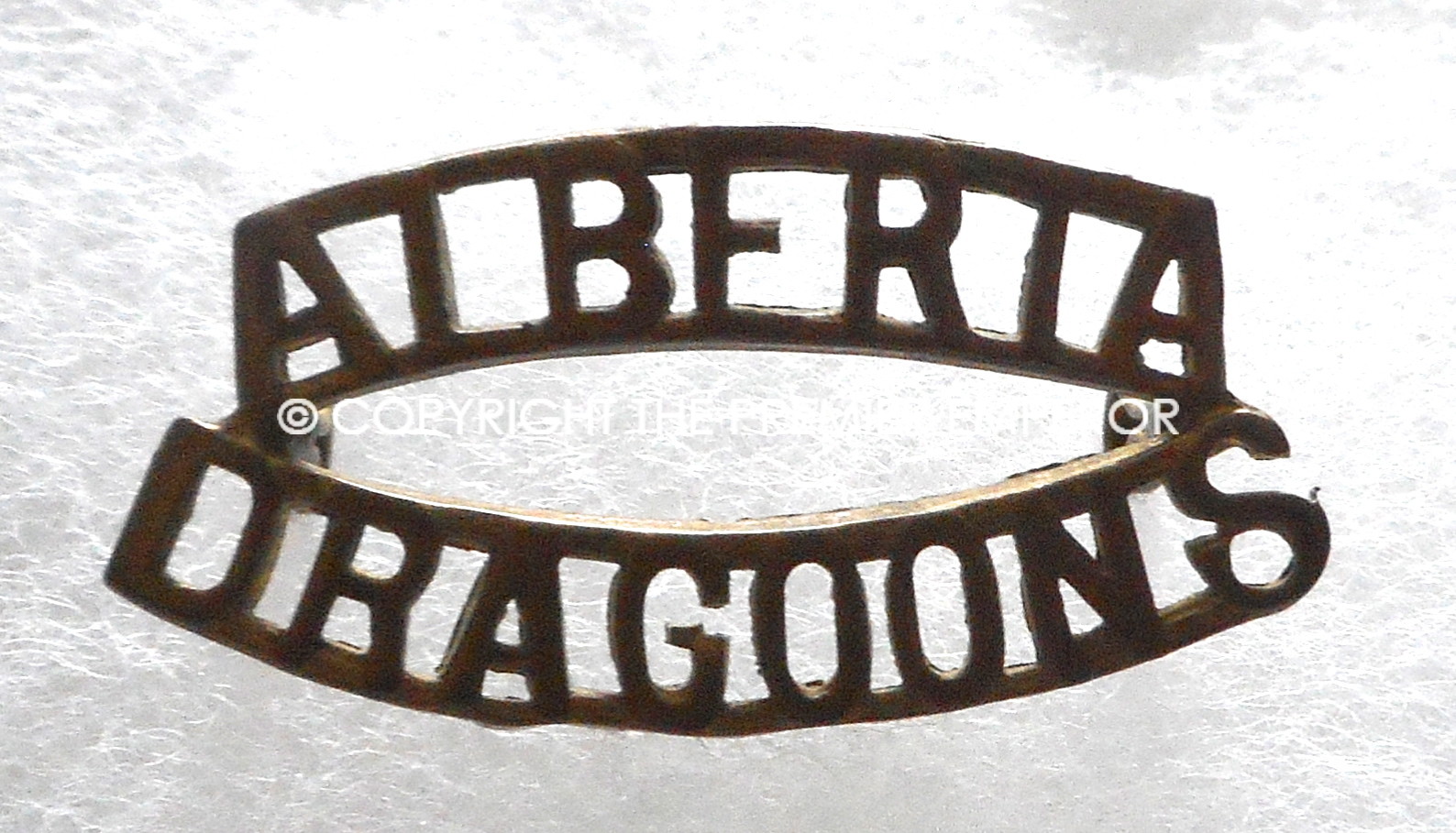 Canada. Alberta Dragoons shoulder title.