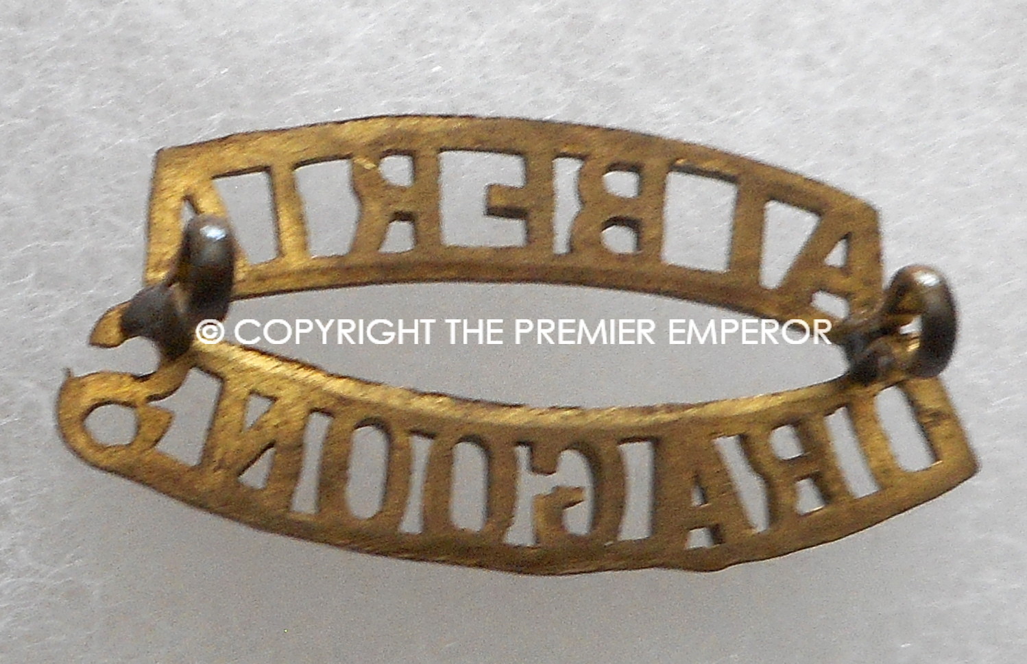 Canada. Alberta Dragoons shoulder title.