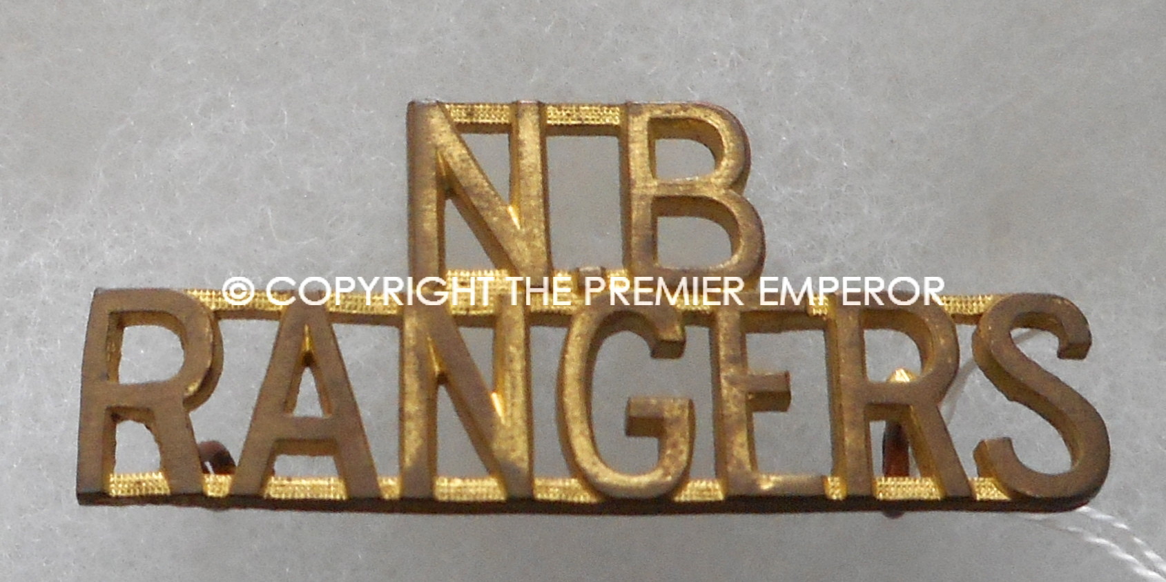 Canada. New Brunswick Rangers shoulder title.Circa.1920-1939