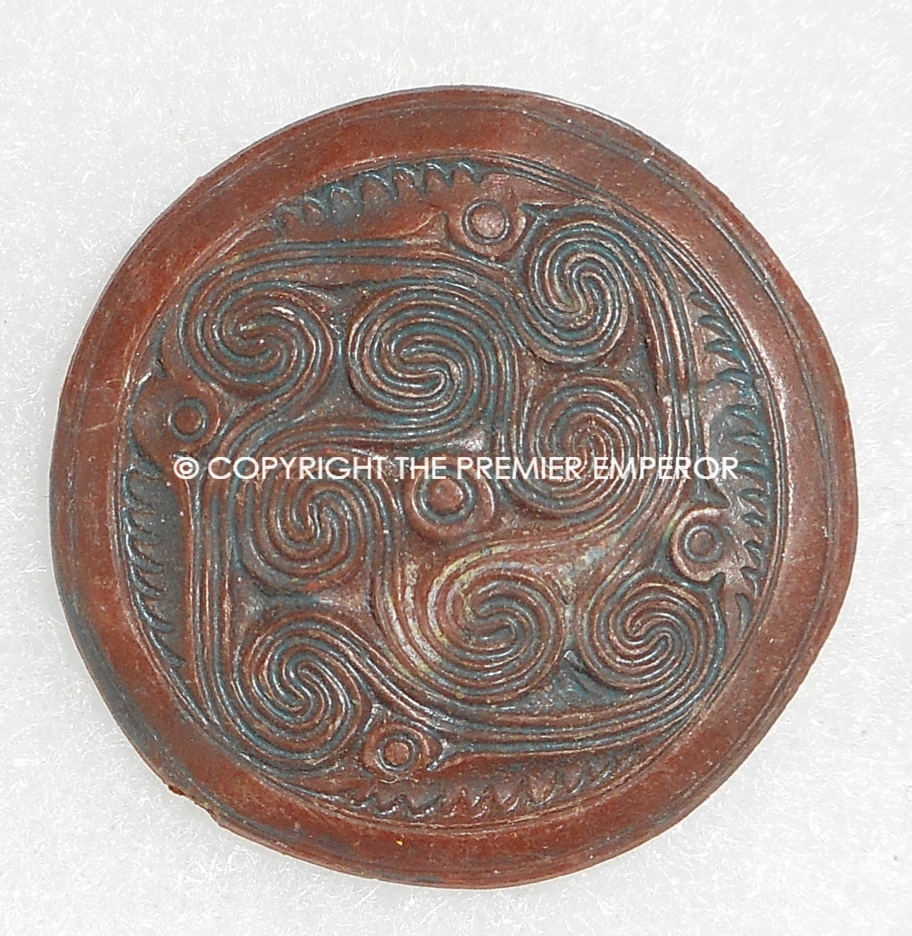 German Tinnie/Day badge. "Mykene/Griechenland plastic WHW Runic insignia. Circa.1930's/1940's.