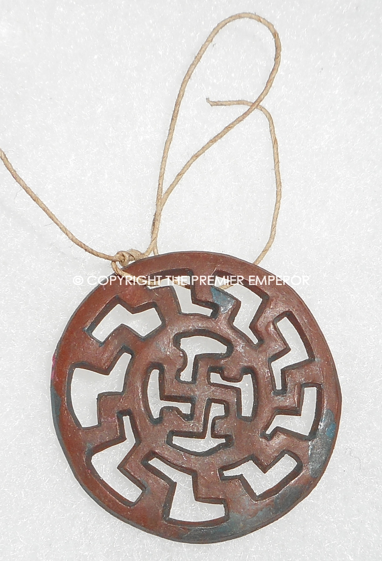 German Tinnie/Day badge. "Alamannisch" plastic WHW Runic insignia. Circa.1930's/1940's.