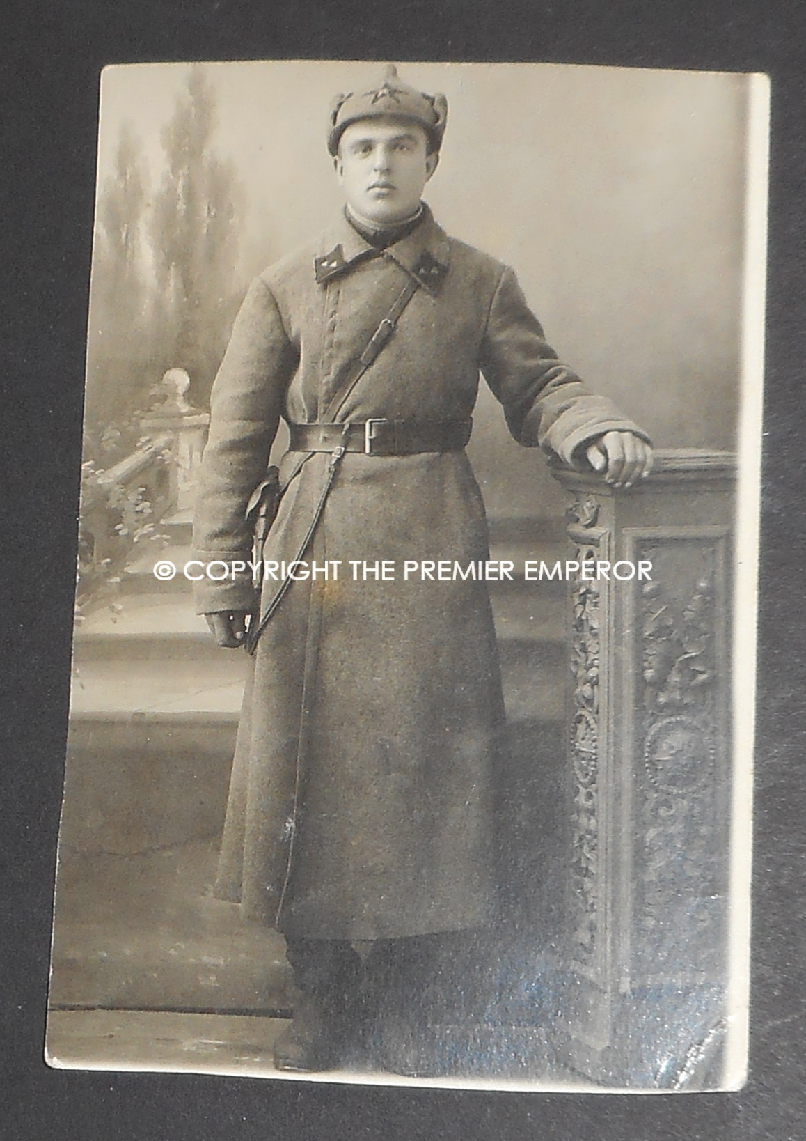 Russia. World War Two original Soviet Army photo of Red Army soldier.Circa.1930's