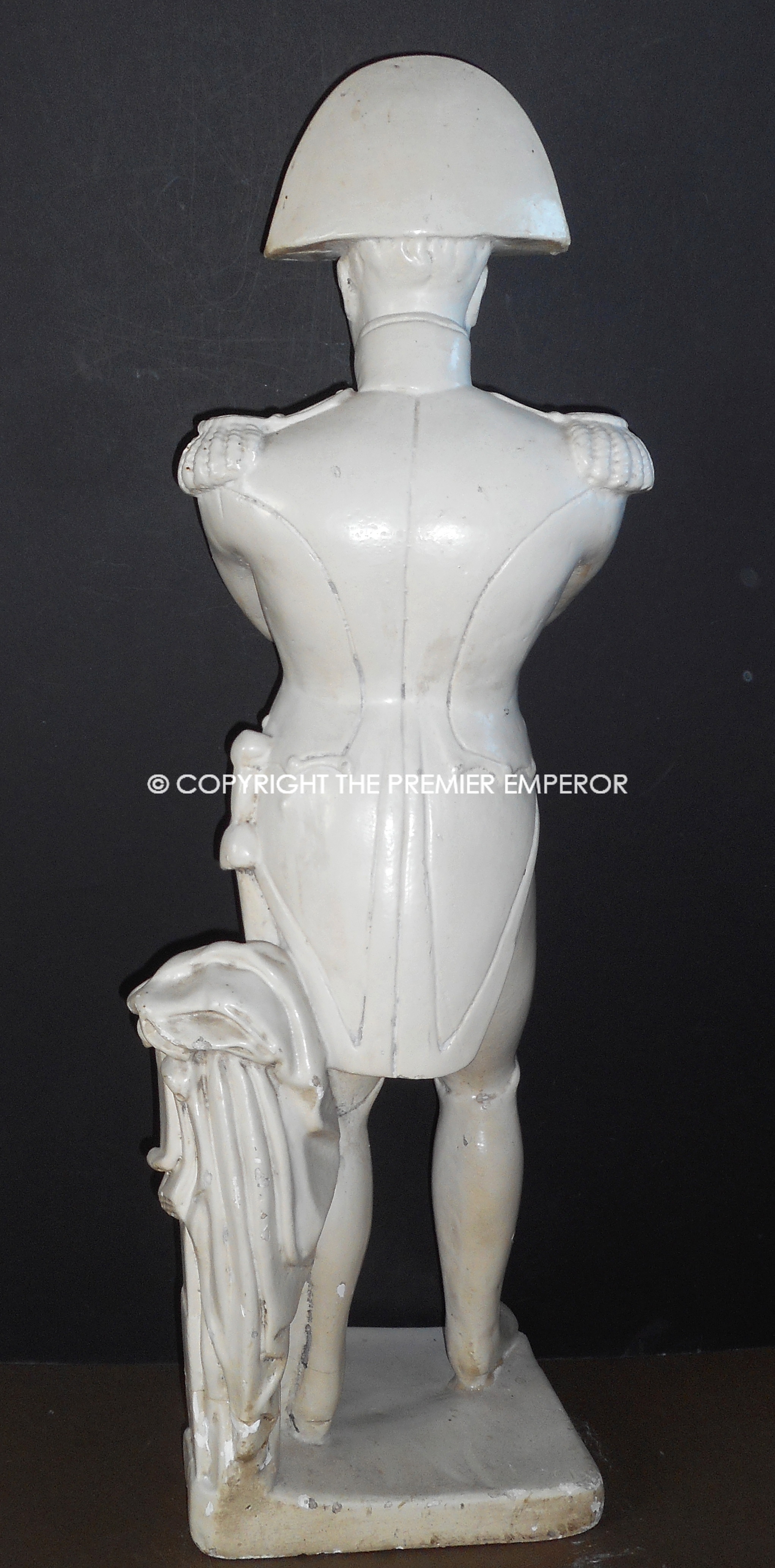 France. Large plaster figure of Napoleon Bonaparte. Circa. 19th Century.(Repaired)