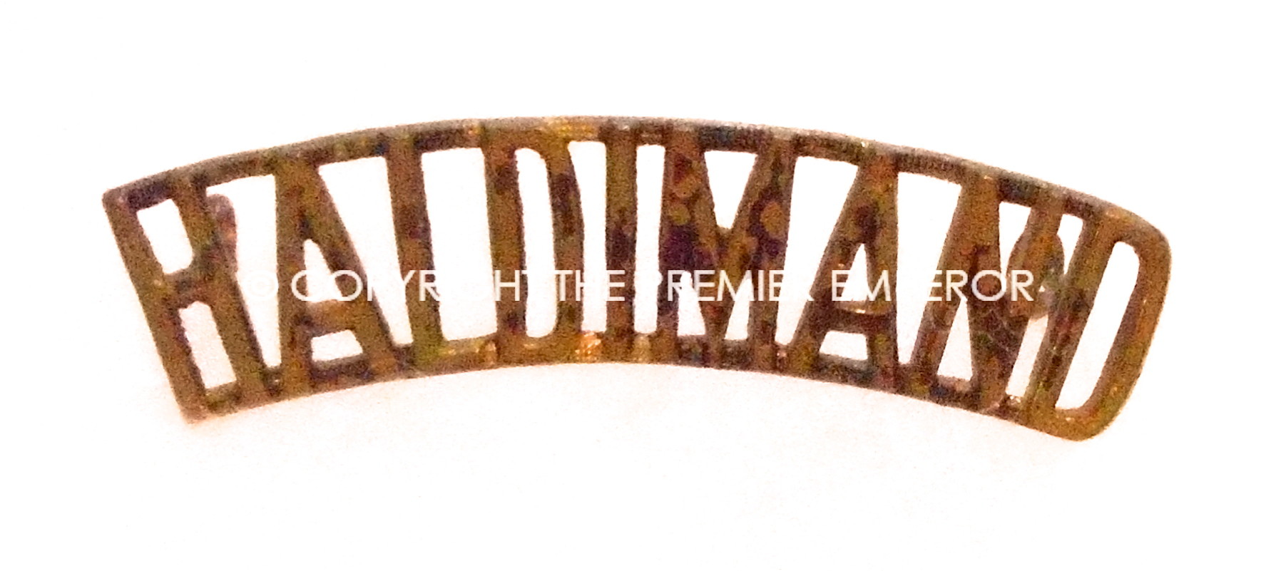 Canada. The Haldimand Rifles metal shoulder title.Circa.1928