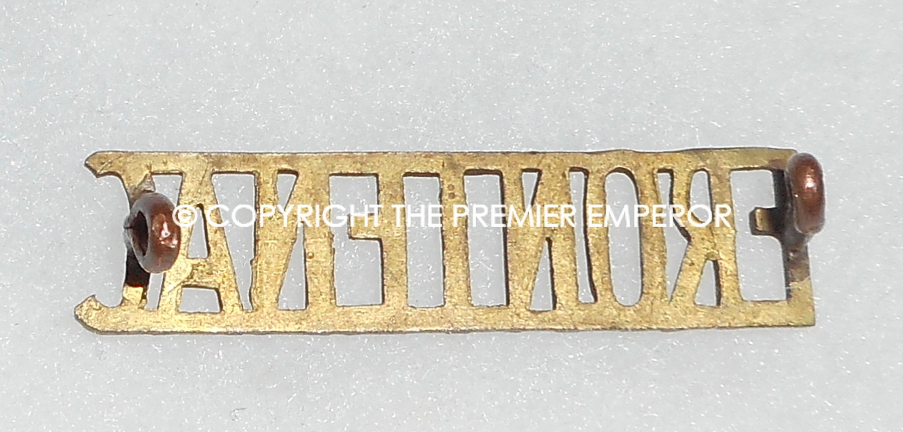 Canada. The Frontenac Regiment metal shoulder title.Circa.1932