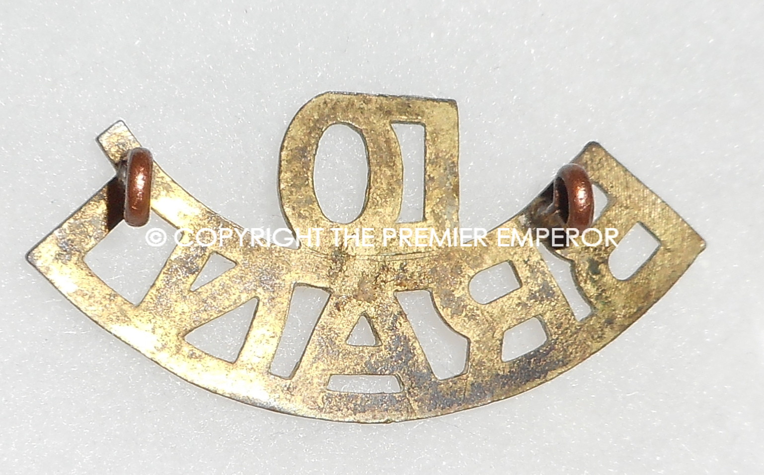 Canada. The 10th Brandt Dragoons metal shoulder title.