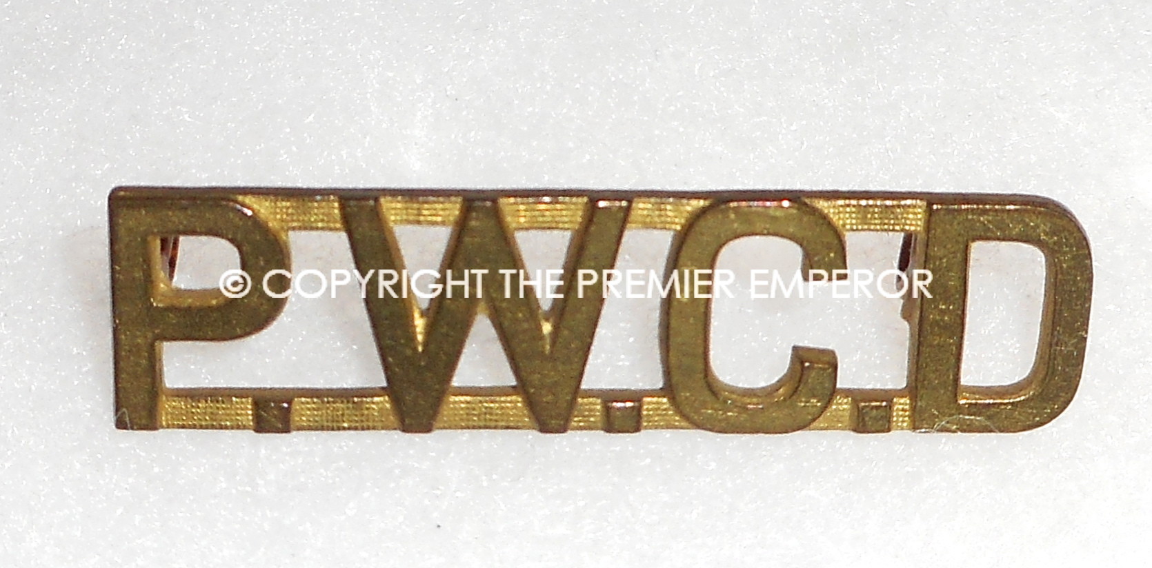 Canada. The 3rd Prince of Wales Canadian Dragoons metal shoulder title.Circa.1931-36