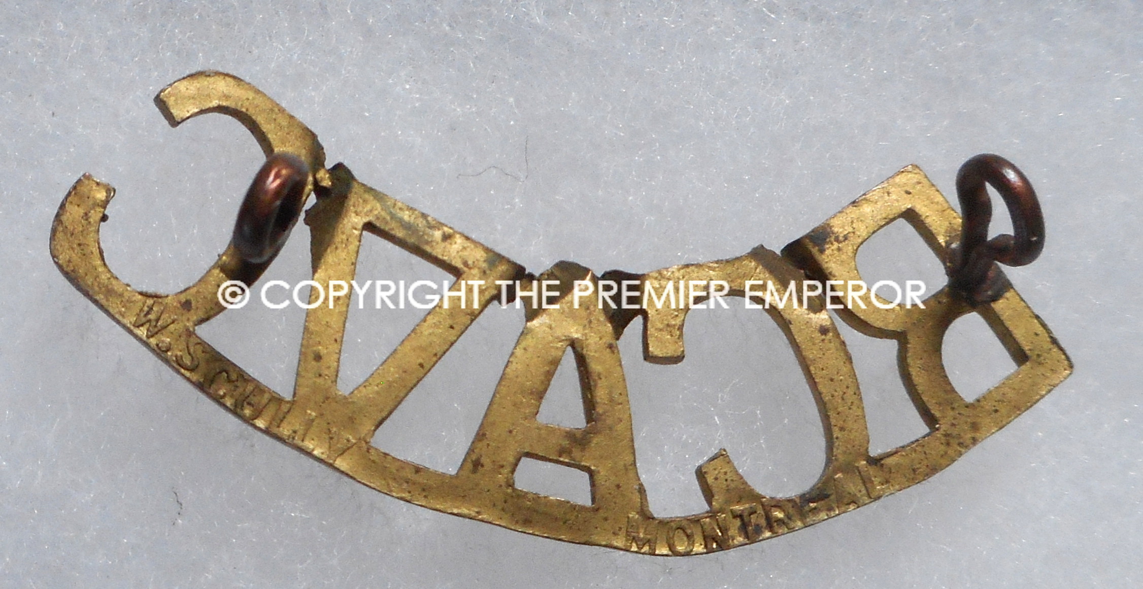 Canada. Royal Canadian Army Veterinary Corps shoulder title.1937/40