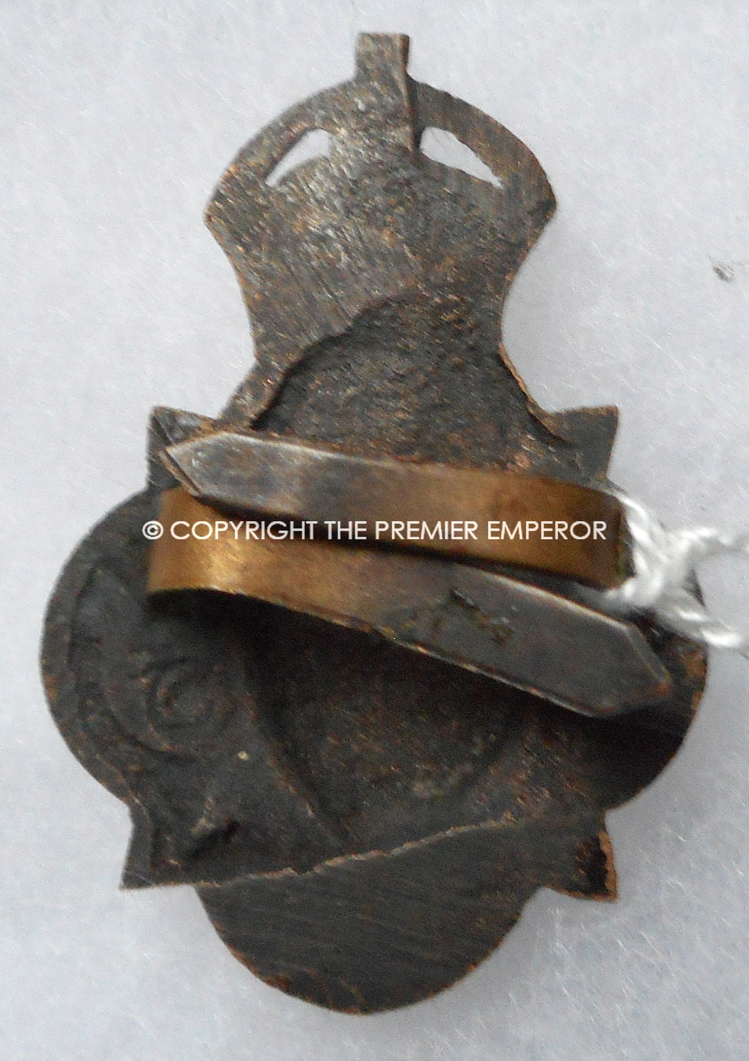British. Sussex Imperial Yeomanry Officers bronze cap badge.