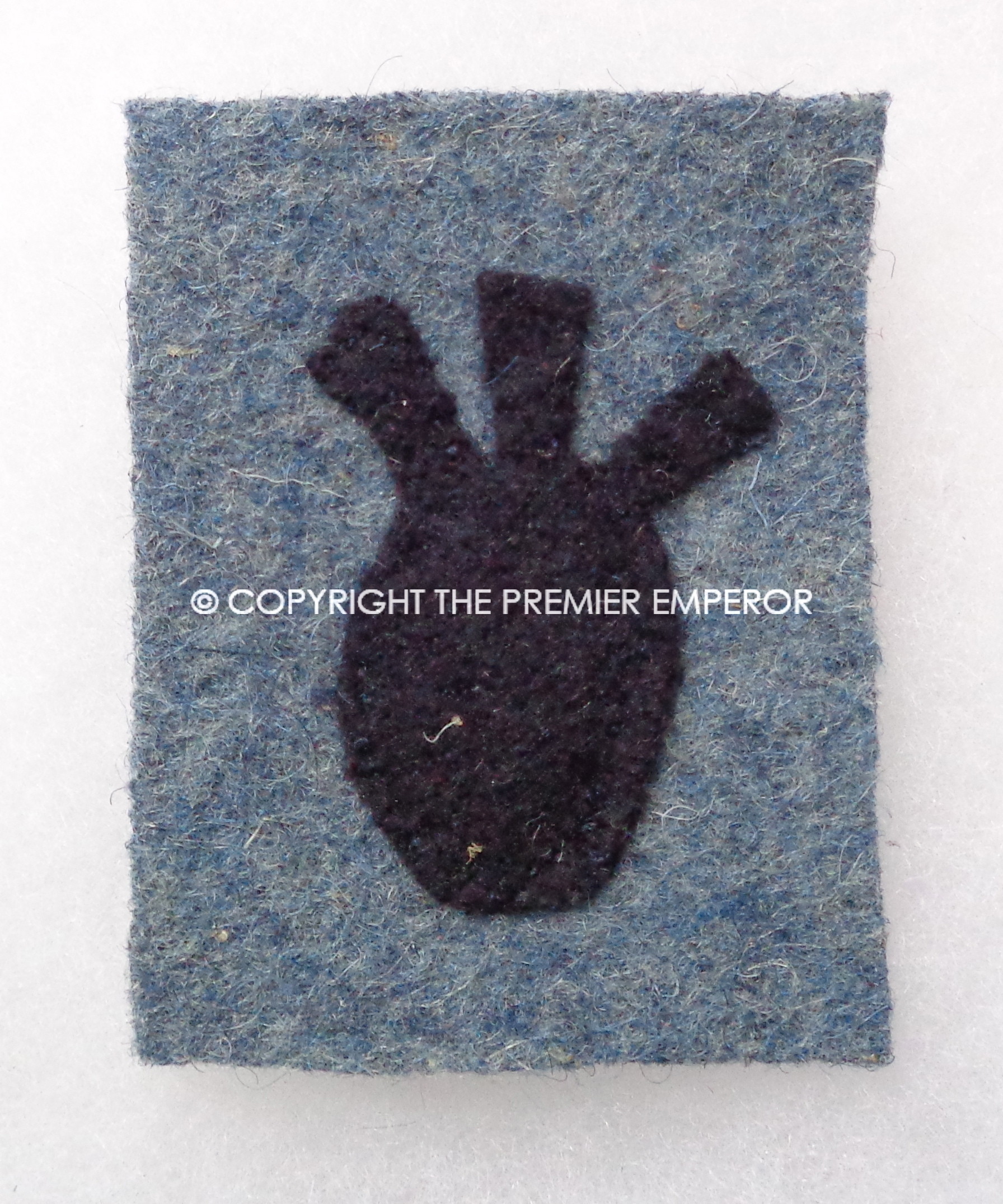 France. Ordnance Specialist for 58mm batteries(Infantry & Aviation)insignia for the Horizon blue. Circa.1915/18