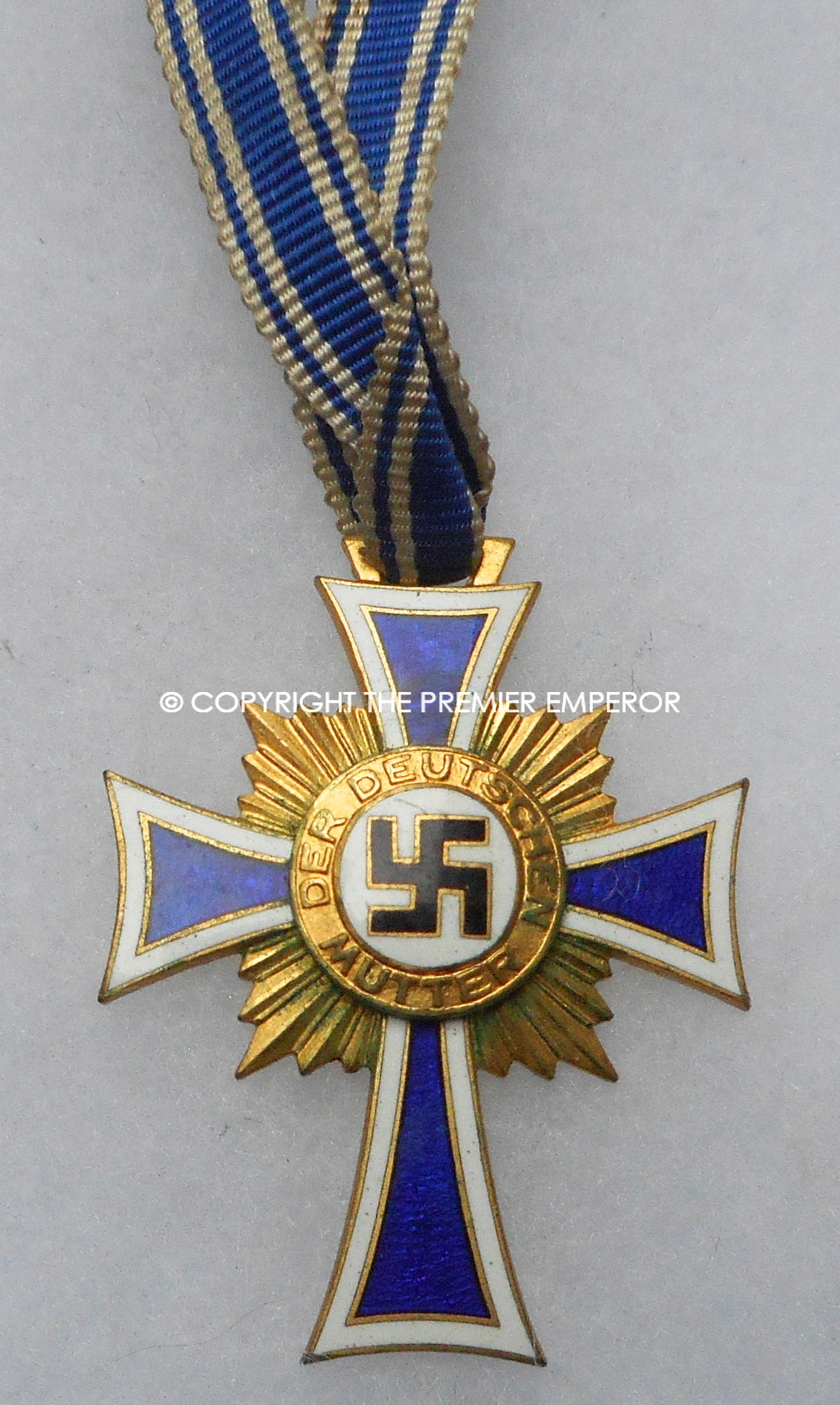 German Mothers Cross in Gold grade.(Ehrenzeichen der Deutschen Mutter) Circa.1938