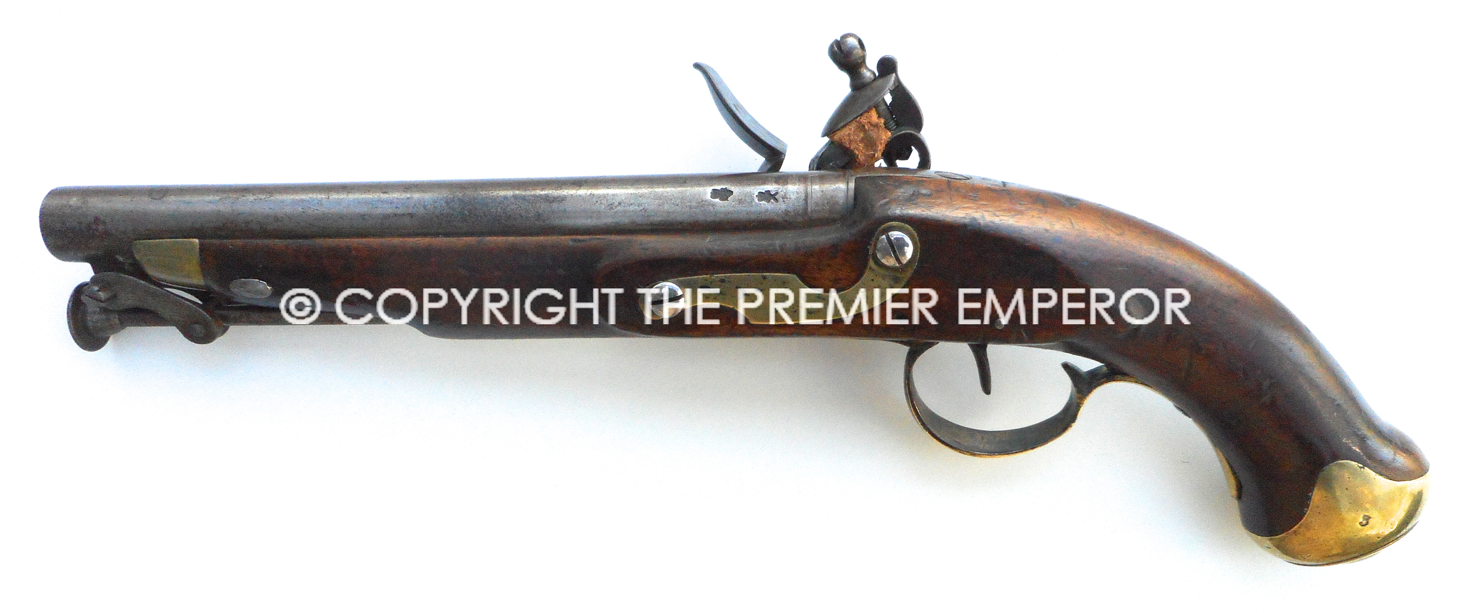 British New Land Service Flintlock Military pistol. Circa.1800's