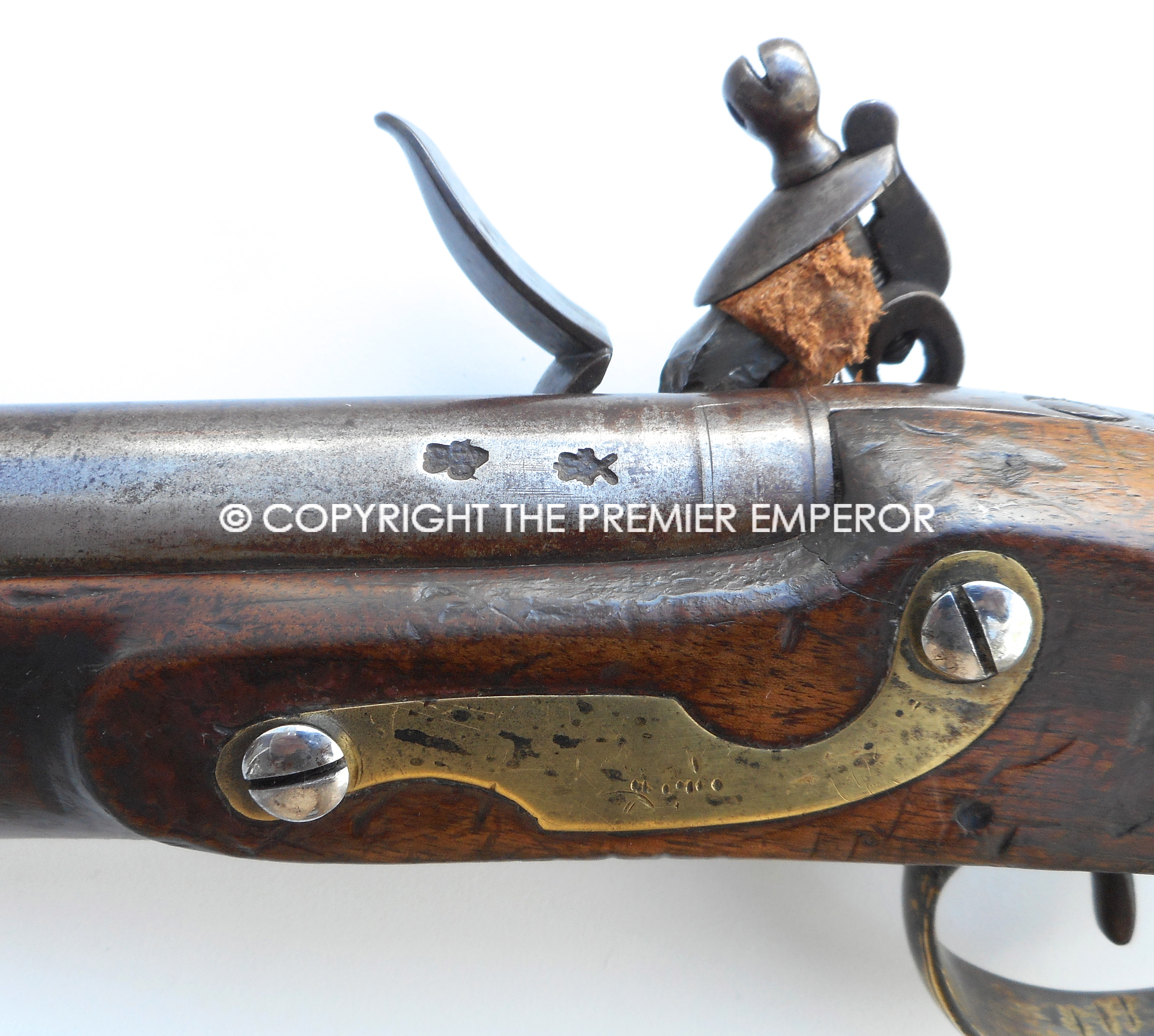 British New Land Service Flintlock Military pistol. Circa.1800's