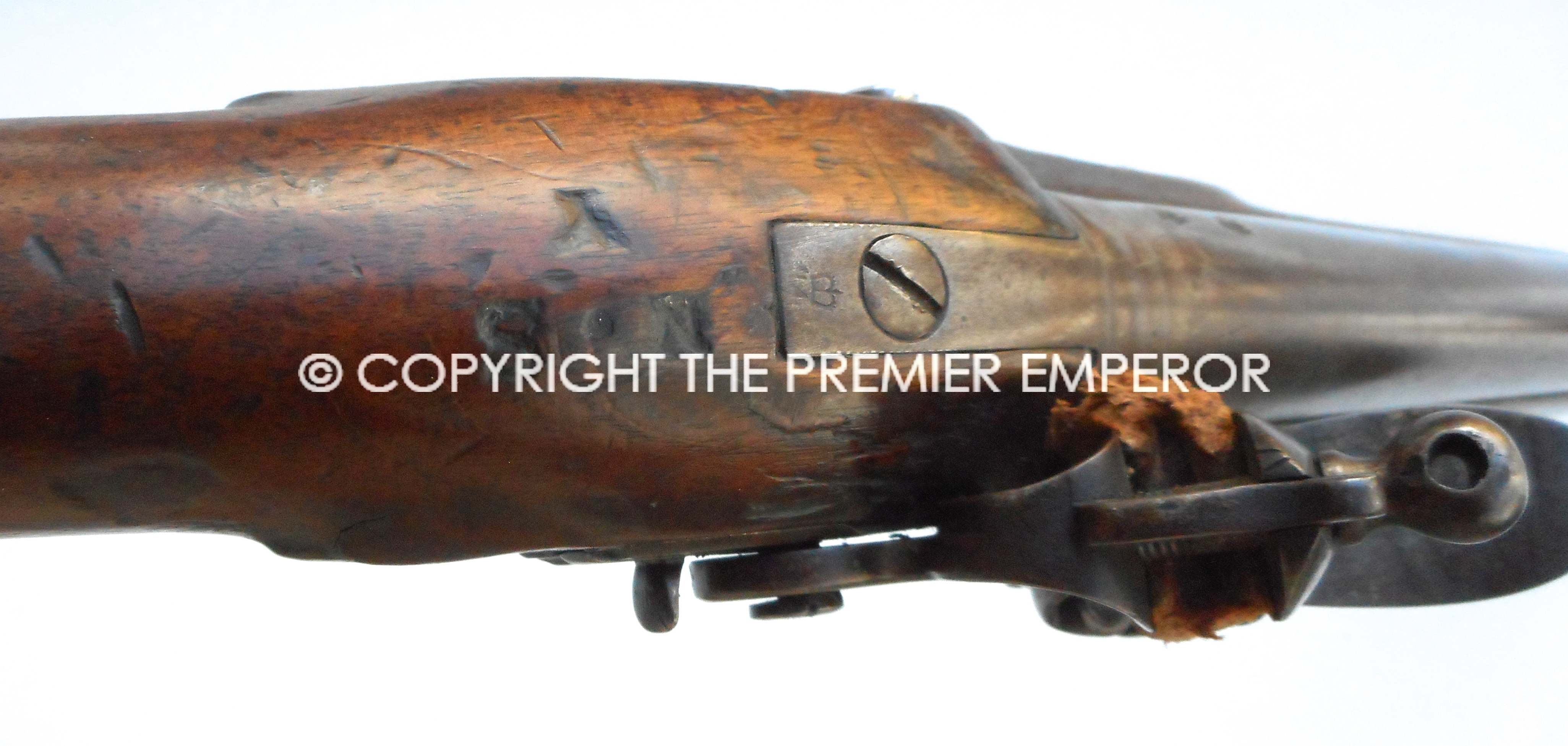 British New Land Service Flintlock Military pistol. Circa.1800's