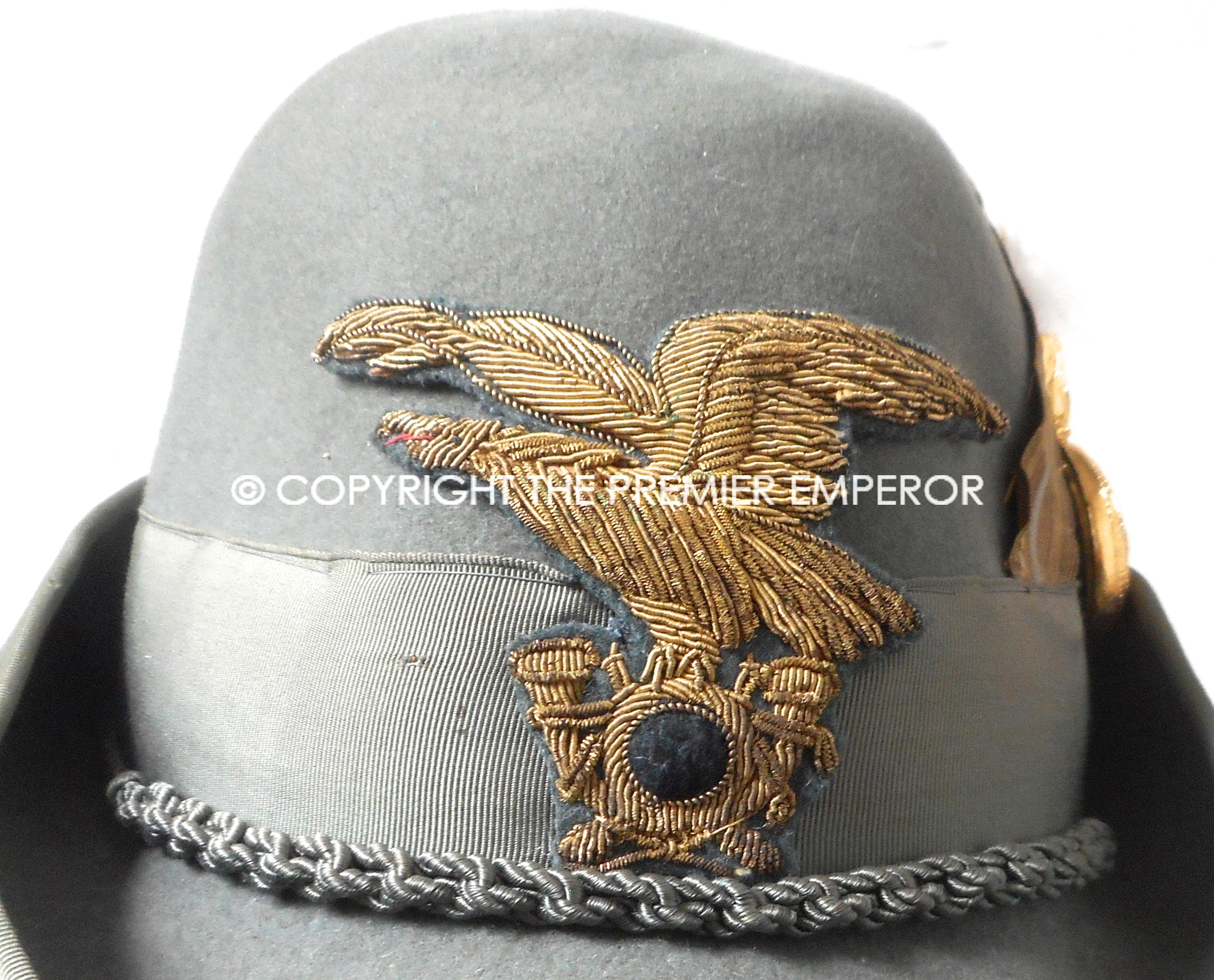 Italy. Italian Alpine Troops Officer's hat. Circa.1939/45