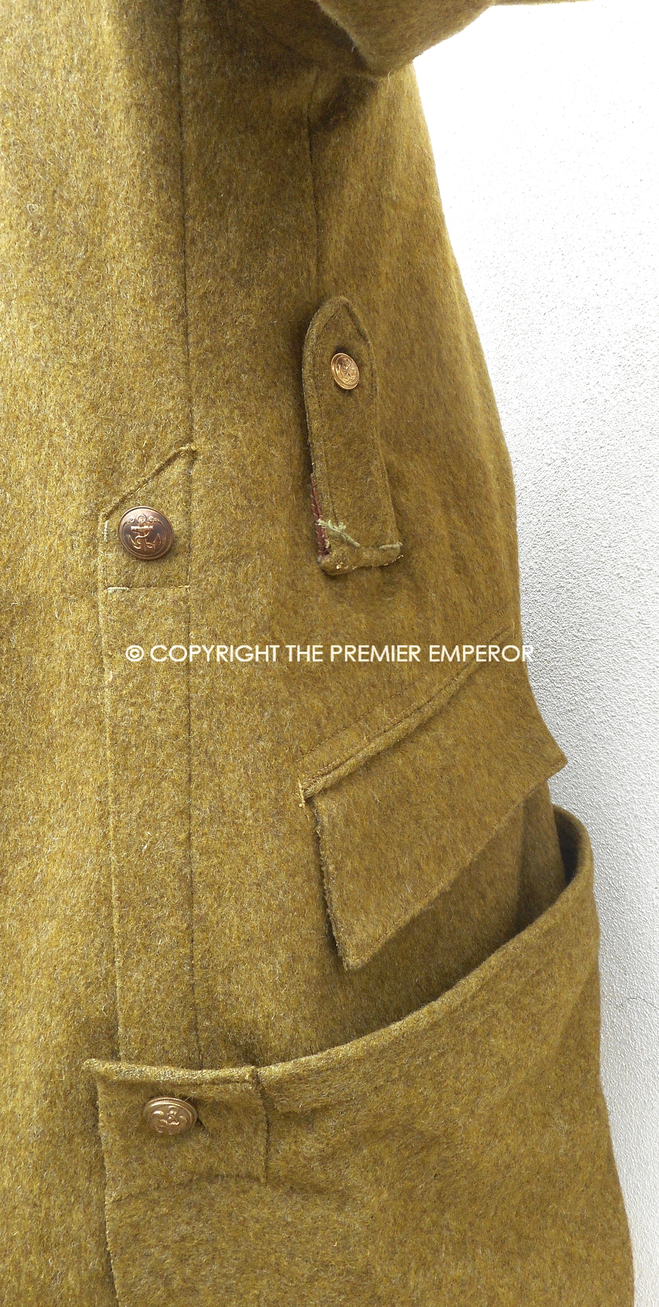 France. Troupe Coloniale Infanterie Capote.Modele:1920