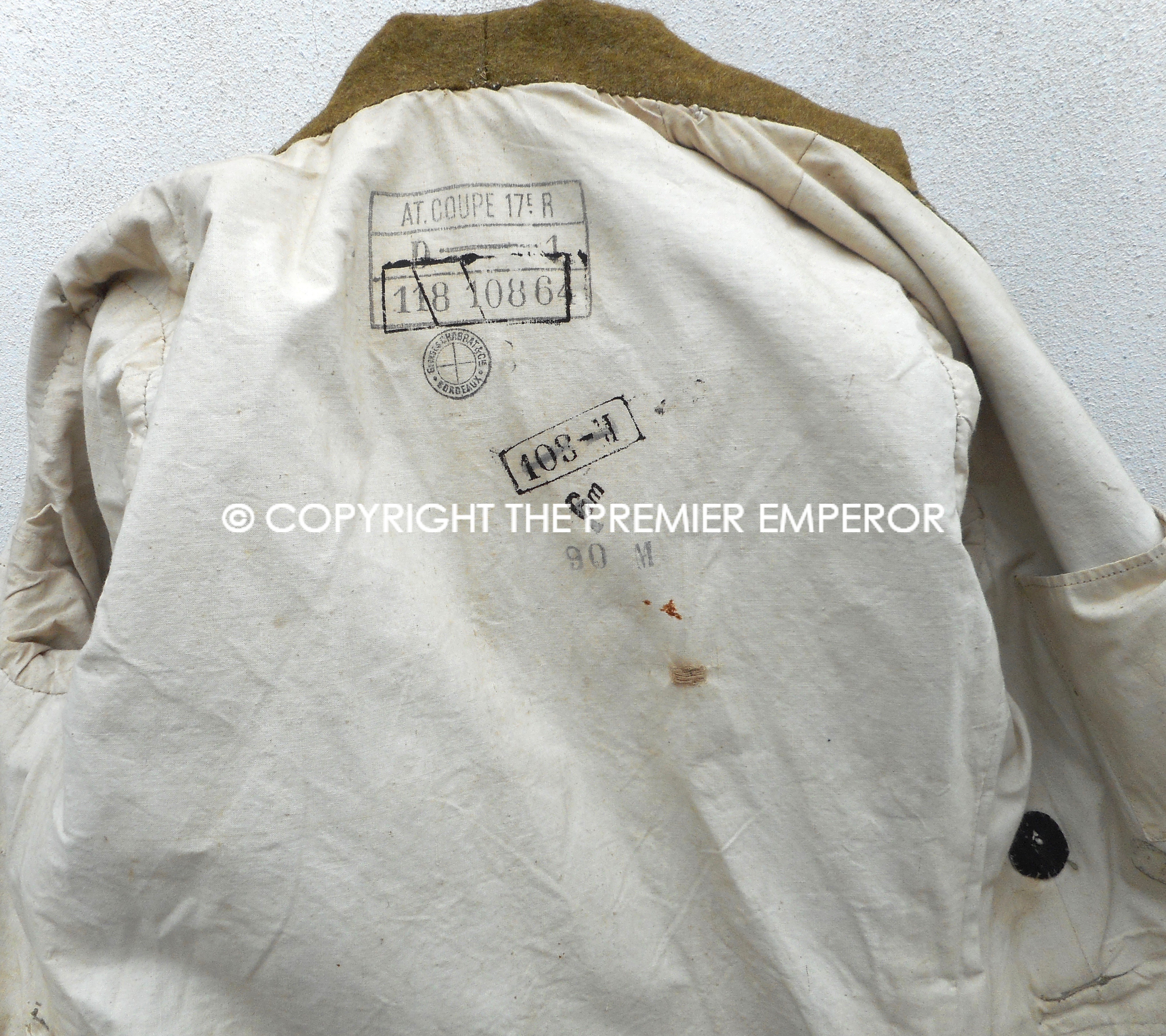 France. Troupe Coloniale Infanterie Capote.Modele:1920
